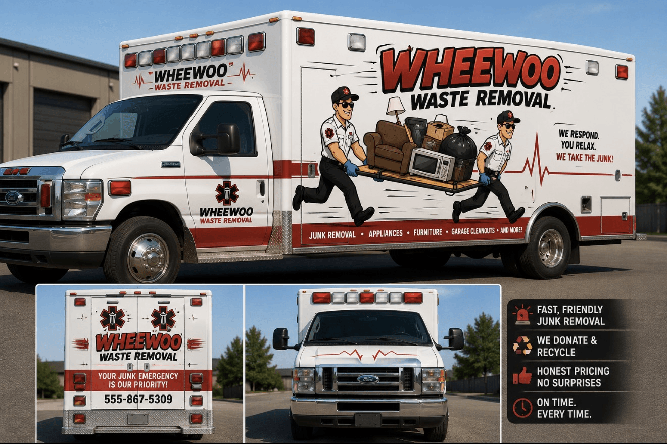 WHEEWOO Waste Removal ambulance-style truck